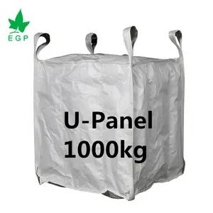 EGP China Factory PP Super Saco Rafia FIBC Big Jumbo Bulk Ton Bag Bolsa de embalaje chatarra 1 Ton para leña