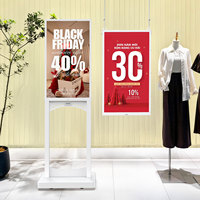 Envío Gratis en EE. UU. Pantalla Digital LCD de 32" 43" 1000 Nits 4K WiFi de Alta Luminosidad para Colgar o Poner en el Suelo para Centros Comerciales