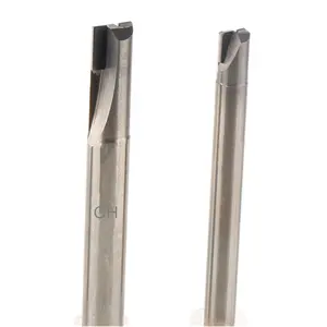 End Mill Diamond PCD 2 Flute Router Bit PCD End Mill Tools For Stone Silicon Carbide