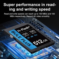 Tarjetas Mini SD de Plástico de Alta Velocidad Nuevas al por Mayor de 32GB-256GB para Cámaras y Teléfonos Móviles