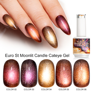 Gel Magnético para Uñas Efecto Ojo de Gato Moonlit Candle, No Tóxico, Libre de HEMA, Fabricante Profesional - Product Image 6