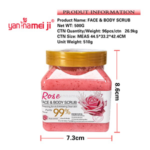 Sel de bain naturel pour la peau, gommage blanchissant pour le visage et le corps, exfoliant pour les peaux mortes, sel de mer - Product Image 6