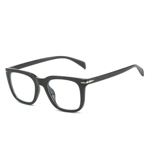 Top Quality Ready Stock Vintage Eyeglasses Striped Myopia Optical Glasses Full Rim Small Square Frame Eyeglasses