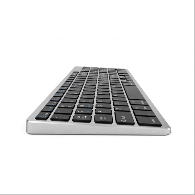 Branded Custom Latin American Layout Slim Wireless Keyboard Bkc001 US English Magic Keyboard with Numeric Keypad