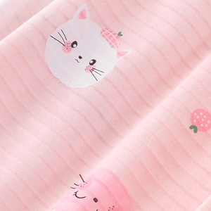 Set di Abbigliamento per Bambine, <span class=keywords><strong>Pigiama</strong></span> in <span class=keywords><strong>Cotone</strong></span> con Stampa di Gatti Carini, Maniche Lunghe, Abbigliamento da Notte per Bambini - Product Image 5