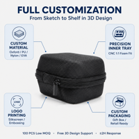 Sac de rangement pour chargeur EVA, organiseur de câbles, étui pour écouteurs Bluetooth TWS, portable pour les voyages