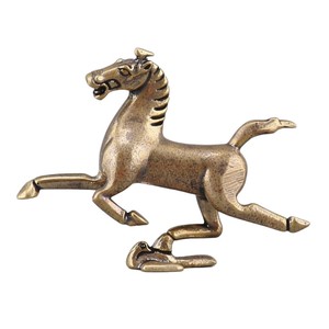 Articoli decorativi KI Tengqiao completamente placcati in rame, adatti per la decorazione di animali domestici, tè e articoli per la casa, in rame antico, oggetti artigianali da scrivania - Product Image 5
