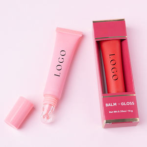 زيت شفاه سائل مرطب بنكهة الفواكه مع حماية من الشمس وشعار مخصص، بلسم شفاه نباتي، مستحضرات تجميل بعلامة تجارية خاصة - Product Image 3