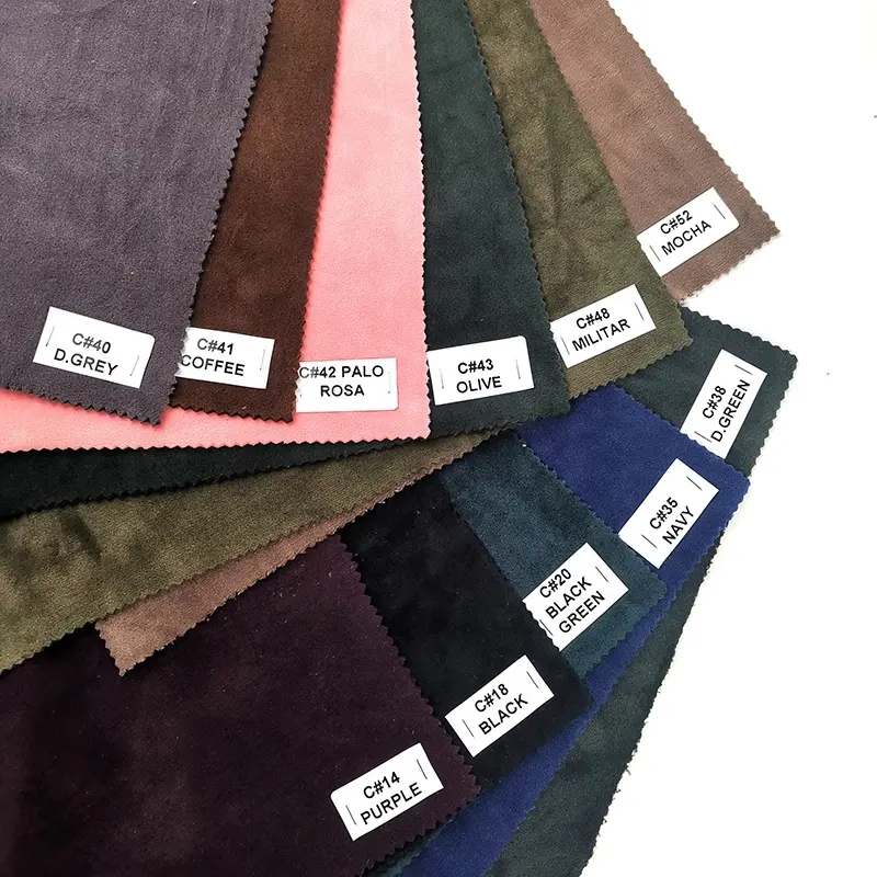 INDIA SUPER SOFT VELVET 290GSM SPANDEX tessuto a coste vendita calda a buon mercato una spazzola laterale