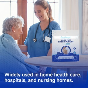 Esponja De Bano Con Aloe Vera <span class=keywords><strong>Hospital</strong></span> and Care Home Solutions Evite la contaminación cruzada Higiene personal Esponja jabonosa - Product Image 2