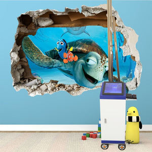 壁プリンター屋内屋外ロボット壁塗装壁画垂直印刷機新しい有益なビジネスチャンス - Product Image 1