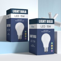 Boîte d'emballage pour ampoule LED cylindrique personnalisée, boîte en papier pour ampoule, boîte pour électronique grand public