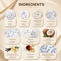 Aceite Capilar Babassu de Coco y Vainilla, Acabado Suave y Sedoso, No Grasoso, para el Cuidado Diario del Cabello, OEM, ODM, Logotipo Personalizado