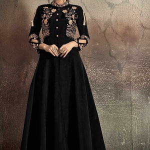 Beautiful-Designer of Indian/Pakistani-Party-Wear-Embroidery work on Stunning-Floor-Length dress for party & Wedding wear=2020 - Product Image 1