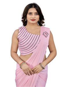 Colección Premium de Sarees Étnicos Elegantes y Listos para Usar para Bodas, Venta al por Mayor para Fiestas, Secado Rápido, Protección Solar - Product Image 5