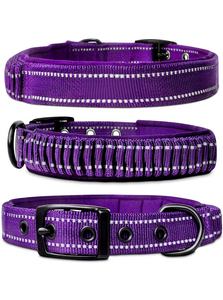 Collar de Nailon Resistente para Perro |   Hebilla Ajustable <span class=keywords><strong>El</strong></span>ástica |   Diseño Reflectante Impreso |   Bufanda de Moda para Decoración, para Todos - Product Image 2