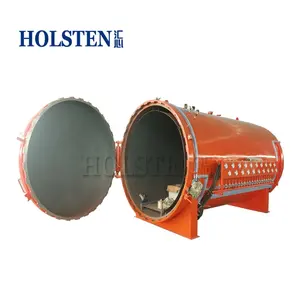 Industrial automatic horizontal side opening electric heating water cooling composite tank autoclave oven