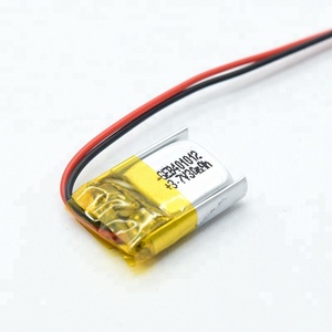 The smallest rechargeable LiPo 3,7 V 30 mAh battery for digital products - Product Image 1