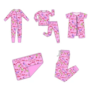 Set pakaian musim panas anak perempuan, setelan baju anak perempuan 2 potong, pakaian kasual warna merah muda, setelan pakaian musim panas anak bayi perempuan 2023