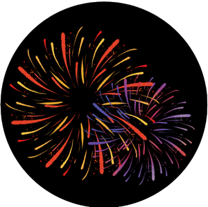 53.3 mét UV Laser khắc quang gobo ánh sáng lưỡng sắc kính 1 màu 2 màu đầy đủ màu sắc đĩa chịu nhiệt bộ lọc quang học - Product Image 4