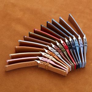 14MM 16MM 18mm 20 22mm Correa de reloj de piel de cuero de repuesto para <span class=keywords><strong>Garmin</strong></span> Fitbit Smart Watch Band - Product Image 5