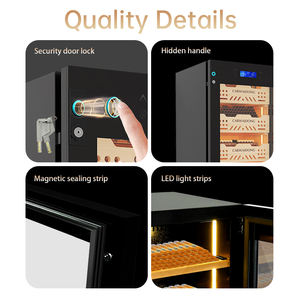 Gabinete para Cigarros Eléctrico con Control Remoto WIFI para Teléfono Móvil, con Cerradura de Huella Digital, Humedad y Temperatura Constantes - Product Image 6