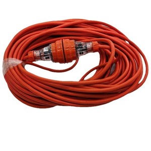 สายพ่วง 16A 250V IP65 กันน้ำสำหรับใช้งานกลางแจ้ง วัสดุ PVC หัวปลั๊กแบบ SJTOW AS พร้อมเต้ารับ IEC - Product Image 5