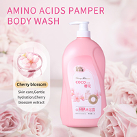 Gel Douche aux Acides Aminés Marque Privée 1300ml – Rafraîchissant, Hydratant, Apaisant et Blanchissant