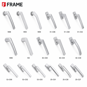 Poignée de fenêtre espagnole européenne avec fourche, longueur de 25 mm à 55 mm en option, pour fenêtres à battants en aluminium ou PVC - Product Image 6