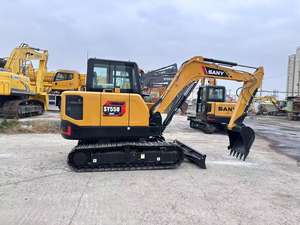 Excavadora SANY Original Sany SY55 SY55U, Mini excavadoras nuevas, excavadora de orugas, máquina sy50u sy35, línea hidráulica de alto rendimiento - Product Image 3