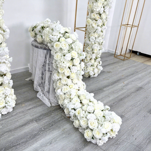 Runner Floreali di Rose in Seta di Alta Qualità per Decorazioni Nuziali, Fiori Artificiali per Matrimoni - Product Image 1