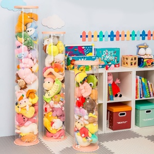 Custom Transparent PET Doll Plush Toy High Quality Waterproof and Dustproof Storage <b>Box</b> - Product Image 6