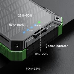 JayoWade 20000mAh 10000mAh al aire libre portátil inalámbrico Solar PowerBank Panel cargador rápido tendencia Solar Power Bank batería - Product Image 2