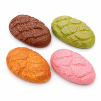 Jouet Squishy Ovale en forme de Melon à Montée Lente, Effet Craquelé, Motifs Assortis, Anti-Stress, Cadeau de Bureau