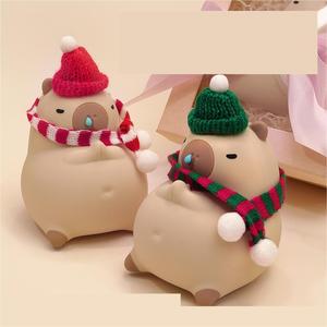 Veilleuse Capybara couché et paresseux, Cadeaux Capybara, Portable, Moelleux, Rechargeable, Intensité réglable - Product Image 6