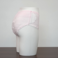 Culottes menstruelles jetables roses de haute qualité pour femmes, respirantes, super absorbantes, avec feuille arrière en tissu et côtés absorbants