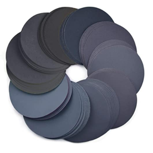 60 discos de lijado de 5 pulgadas papel de <span class=keywords><strong>lija</strong></span> orbital de grano 320, 600, 800, 1200, 1500, 2000 con pano de tachuela papel de <span class=keywords><strong>lija</strong></span> - Product Image 1