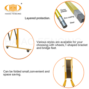 <span class=keywords><strong>Pas</strong></span> <span class=keywords><strong>cher</strong></span> portable rétractable circulation routière <span class=keywords><strong>extensible</strong></span> barrière métallique - Product Image 5
