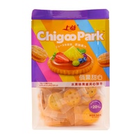 Biscuits sandwich en gros 268g fourrés à la crème et au chocolat, biscuits noirs fourrés aux fruits