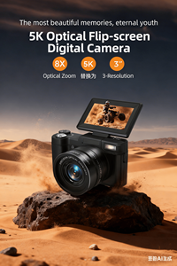 Wholesale Entry Level 4K Digital Camera, 3 Inch Rotatable Screen, 40X Zoom Lens, Pop-up Fill Light, Stable Long Battery Life - Product Image 5