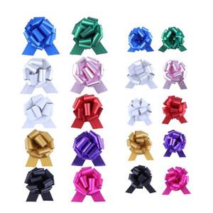 Lazo de plástico personalizado al por mayor, lazo de regalo metálico de lujo con cordón para decoración navideña, regalo de boda - Product Image 6