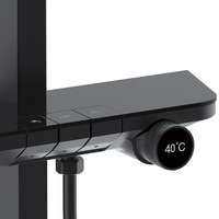 Salle de bain étanche multi fonction jets de pluie acier inoxydable thermostatique eau chaude froide mélangeur ensemble de douche