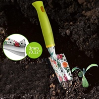 Nouvel ensemble d'outils de jardinage transfrontalier avec gants imprimés, truelle, râteau à main et tablier - Origine Chine