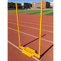 Équipement professionnel de badminton : Poteau de filet de badminton à double colonne avec base lestée durable pour entraînement et tournoi
