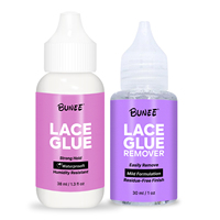 Haute qualité 30ml dentelle perruque adhésif forte tenue Extension de cheveux Kit de colle outil d'extension de cheveux pour perruques avant de lacet