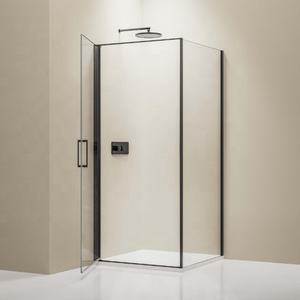 Cabine de douche Oumeiga 70x70 Porte de douche de 700 mm de large 1800 mm de haut avec verre <span class=keywords><strong>opaque</strong></span> trempé