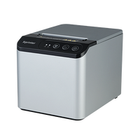 Imprimante thermique Xprinter XP-T80Q USB + Ethernet PortStarlight Silver 80mm pour codes bidimensionnels, interface USB, en stock