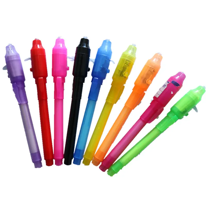 Stylo marqueur de sécurité Invisible, Mini stylo à lumière Led Uv pour enfants, vente en gros
