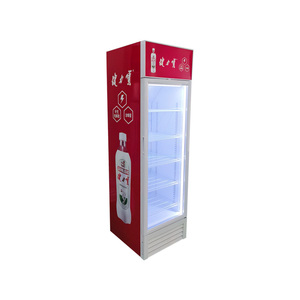 Réfrigérateur de présentation de boissons Meisda SC235B 235L à grande capacité, porte vitrée, température unique, vente - Product Image 3
