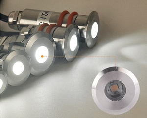 Mini 0.5W-1W thép không gỉ lõm dẫn ánh sáng tại chỗ DC12/24V IP68 3000K sàn/Trần cảnh quan ngầm chiếu sáng CRI 80 - Product Image 5